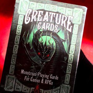 Creature Cards Monstrous Playing Cards for Gaming & RPGs